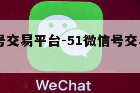 51微信号交易平台-51微信号交易平台怎么找到